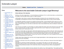 Tablet Screenshot of colawyers.net